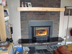 DIY fireplace mantle