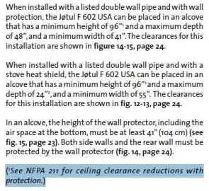 [Hearth.com] Jotul 602 installation questions