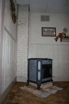 [Hearth.com] Fireview Installation - Hearth Pad Height / Chimney Connection Options