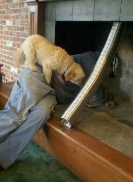 [Hearth.com] Sometime you do have to ask for help from the customer,    ***pic***