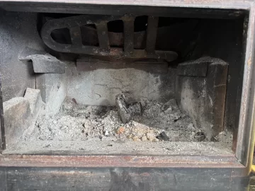 [Hearth.com] NZ Fisher Stove Wetback Removal, capping and new baffle plate