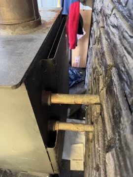 [Hearth.com] NZ Fisher Stove Wetback Removal, capping and new baffle plate