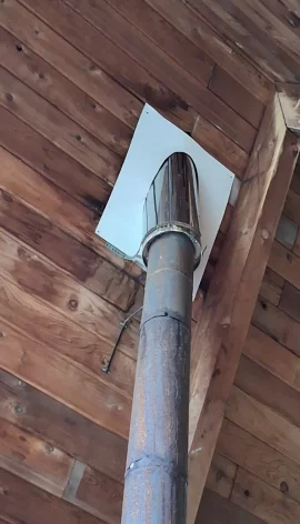 [Hearth.com] Neat Old Boy Scout A-Frame - Looking for rec's on materials & approach for redoing the chimney liner and vent