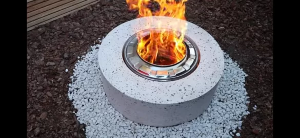 [Hearth.com] Washing Machine Stainless Steel Drum Firepit!