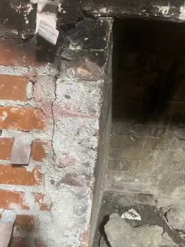 [Hearth.com] 1920s chimney firebox removal for wood stove insert