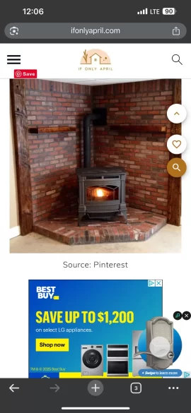 [Hearth.com] Hearth pad and wall protection Bennington