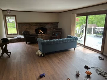 [Hearth.com] Wood stove in fireplace?