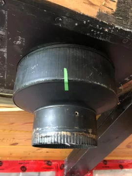 [Hearth.com] Stovepipe adapter will not separate from ceiling support