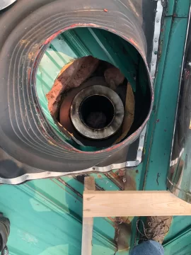 [Hearth.com] Stovepipe adapter will not separate from ceiling support
