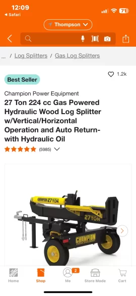 [Hearth.com] Which one is a better log splitter