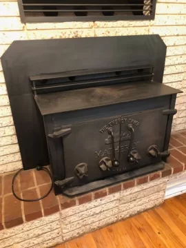 [Hearth.com] Matherly Insert Removed in 1950s home. How can vent above it be removed?