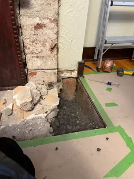 [Hearth.com] 1930 Fireplace Hearth Construction Method