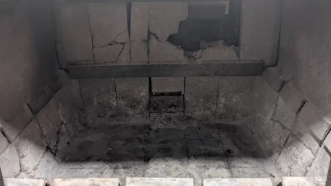 [Hearth.com] 70's  Blaze king upper brick removal?