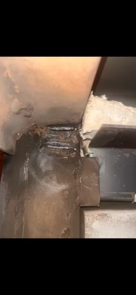 [Hearth.com] About a cracked weld.