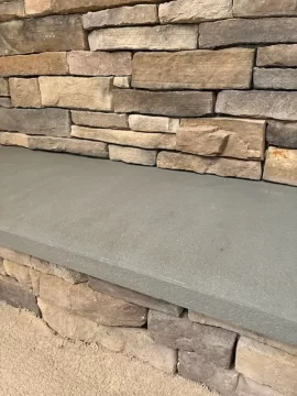 [Hearth.com] Opinions on this bluestone hearth installation