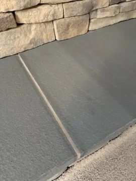 [Hearth.com] Opinions on this bluestone hearth installation