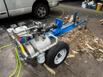 [Hearth.com] Water-cooled Homemade 19-ton Logsplitter