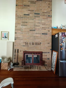 [Hearth.com] Double sided traditional fireplace help