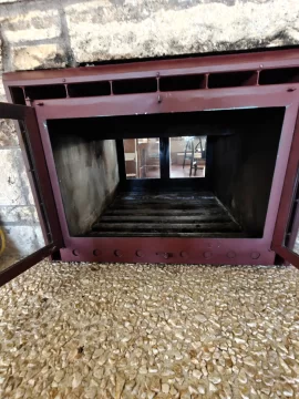 [Hearth.com] Double sided traditional fireplace help