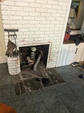 [Hearth.com] Wood trim heat shield