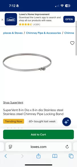 [Hearth.com] Stove pipe identification