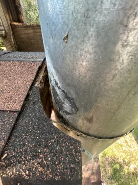 [Hearth.com] Help Identifying old chimney system/advice about how to deal with Frankenstein-ed  chimney extension.