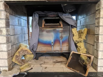 [Hearth.com] Is there a way for me to clean this chimney from inside?