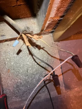 [Hearth.com] Installing a Harmon Accentra 52i TC into a 1950s brick wood burning fireplace with metal fire box