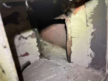 [Hearth.com] Installing a Harmon Accentra 52i TC into a 1950s brick wood burning fireplace with metal fire box