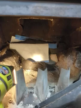 [Hearth.com] Is there a way for me to clean this chimney from inside?