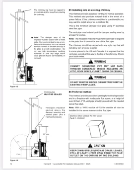 [Hearth.com] Installing a Harmon Accentra 52i TC into a 1950s brick wood burning fireplace with metal fire box