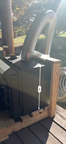 [Hearth.com] Freestanding stove in Existing fireplace