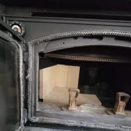 [Hearth.com] Quadrafire Grand Voyager Cracked + Warped Steel