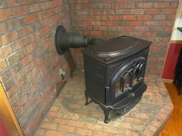 [Hearth.com] Stovepipe challenge: rear exhaust and through-wall flue