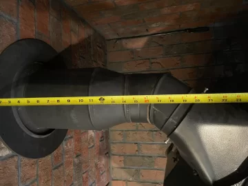 [Hearth.com] Stovepipe challenge: rear exhaust and through-wall flue