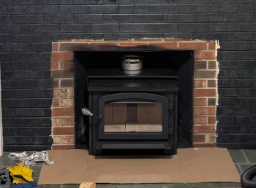 [Hearth.com] Connecting regular stove pipe to insert