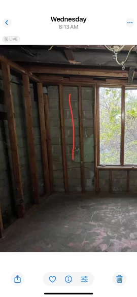 [Hearth.com] How should I do a pass through this wall?