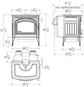 [Hearth.com] Confirming Ashford 30 corner clearances