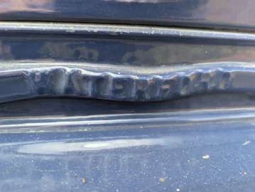 [Hearth.com] Freestanding Blue Enamel Waterford woodburning stove in Glen Mills, Pa