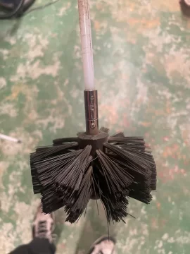 [Hearth.com] Pellet cleaning rods small button lock popped apart & 18 feet of rod & brush stuck in 35 foot liner!