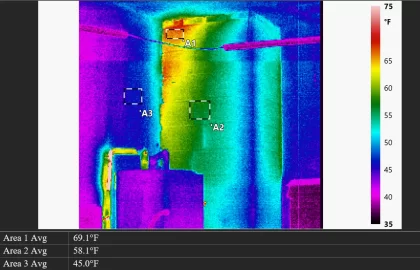 [Hearth.com] New Blaze King Princess 29 Insert - IR shot of chimney exterior in my garage - do I need insulation?