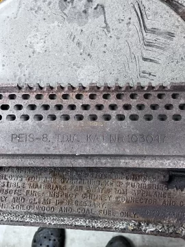 [Hearth.com] please help with identifying an old Jotul Series 8 and finding parts
