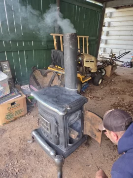 [Hearth.com] Clearance advice for old stove