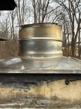 [Hearth.com] Cap clearance from liner