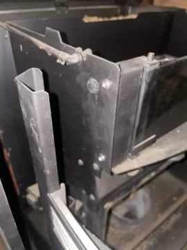 [Hearth.com] Aladdin Contour Pie Warmer compartment glass door hinge broke off!