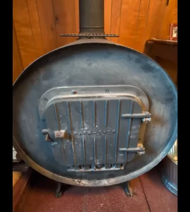 [Hearth.com] Drum Heater, Warm-Ever on the door