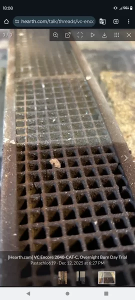 [Hearth.com] VC Encore 2040-CAT-C, Overnight Burn Day Trial