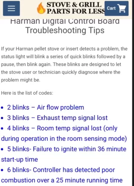 [Hearth.com] Harman p68 shutting off randomly