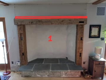 [Hearth.com] Large masonry fireplace to alcove conversion
