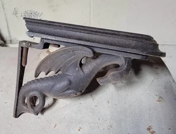[Hearth.com] Warming shelf dragon bracket?